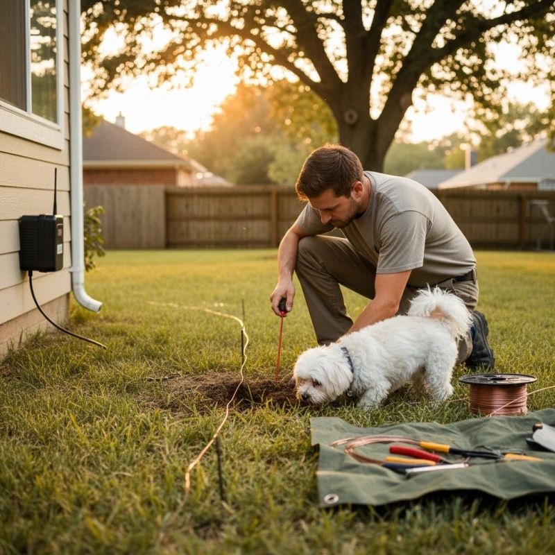 Local Pet Fence Repair pros at work
